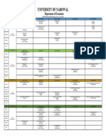 Economics Time Table Ramzan (Spring-24)