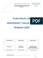 Plan Anual de Seguridad Xin Xing- 2020