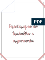 Fisioterapia Do Trabalho e Ergonomia