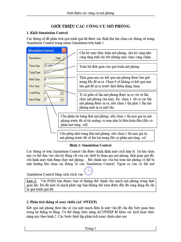 Simulation Control Pdf