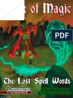 Book of Magic The Lost Spell Words PFRPG-3