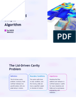 Lid Driven Cavity Using Simple Algorithm