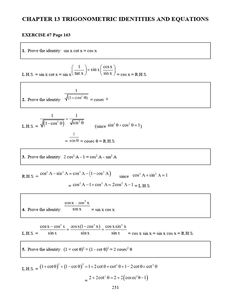 Higher Eng Maths 9th Ed 2021 Solutions Chapter | PDF | Trigonometric ...