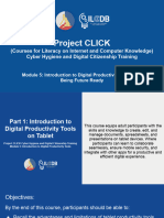 Module 5 - Introduction To Digital Productivity Tools