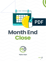 Month-end close activities