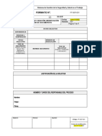 FT-SST-031 Formato Solicitud de Creación, Modificación y Eliminación de Documentos