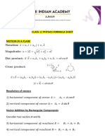 Formula Sheet