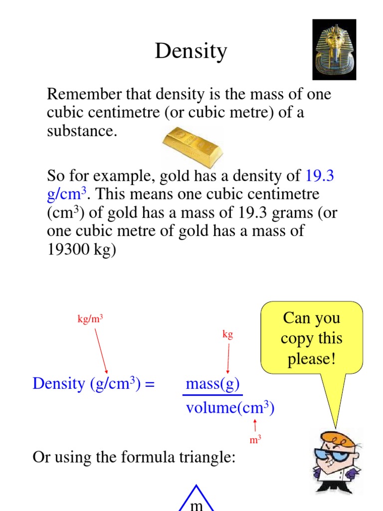 Understanding Density in States of Matter | PDF | Density | Volume