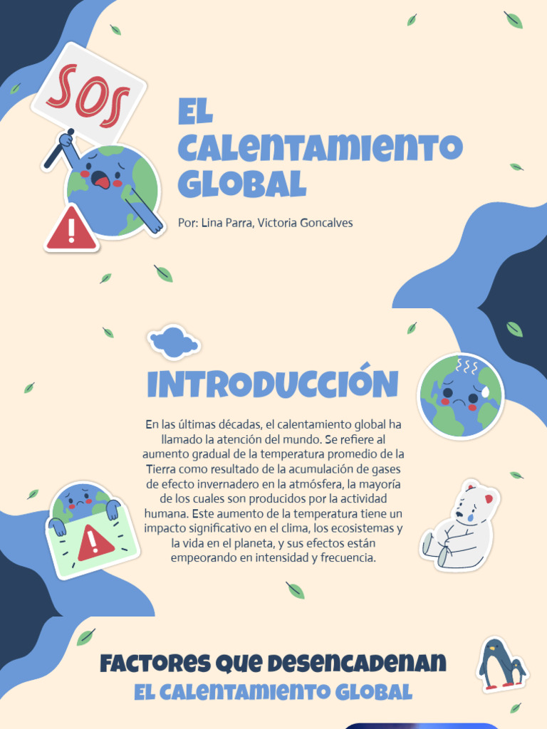 Calentamiento Global | PDF | Cambio climático | Gases de efecto invernadero