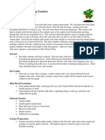 Lesson Plan: Growing Tomatoes Subject: Science Grade: K-3