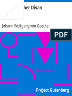 West-Östlicher Divan Author Johann Wolfgang Von Goethe