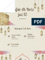 Al-Ibriz Juz 12