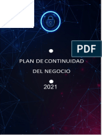 Plan Continuidad Negocio 2021