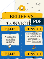 Lesson 3.5 - Belief vs. Conviction