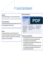 Exec Summary One-slider - Customer Project Management