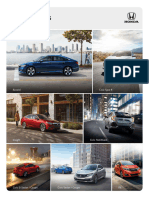 Honda US Part Range 2020-Cars