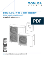 Domusa Dual Clima EC Easy Connect Magyar Nyelvű Használati Utasítás CDOC002985