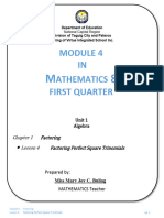 Math 8 Unit 1 Lesson 4 Module