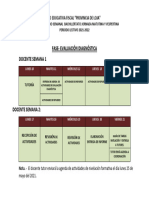 Fase Diagnostica Docente