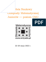 Httpsomj - Edu.pluploadsattachmentsbroszura OMJ 2022 PDF
