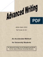 Advanced Writing. an Accelerated Method for University Students, 2012-2013