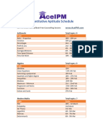 QA Schedule