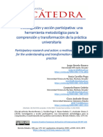 Investigación y Acción Participativa: Una Herramienta Metodológica para La Comprensión y Transformación de La Práctica Universitaria