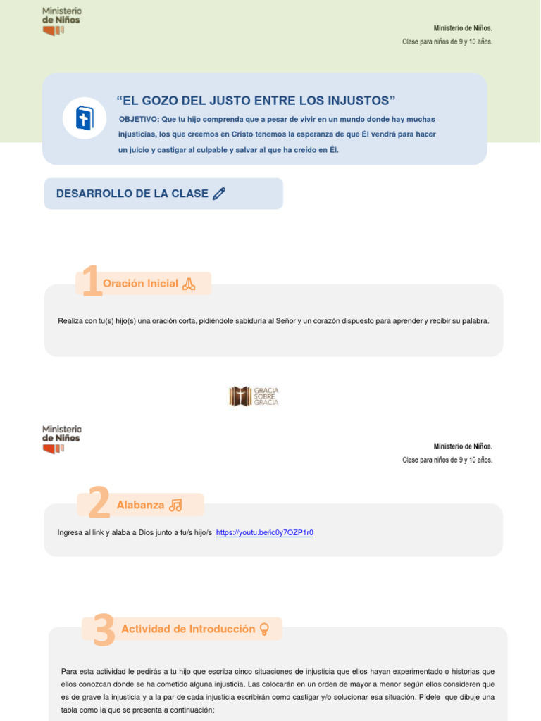 07 03 2021 El Gozo Del Justo Entre Los Injustos MDN GSG 9 10 | PDF ...