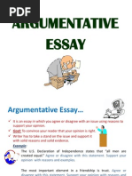 Argumentative Essay