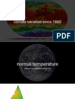 Climate Variation Since 1880