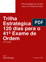 Trilha Estratégica de 120 Dias para o 41º Exame de Ordem