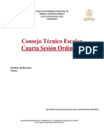 Portafolio de Evidencias Cuarta Reunión CTE - 21-22