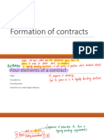 Topic 2 Formation of Contracts