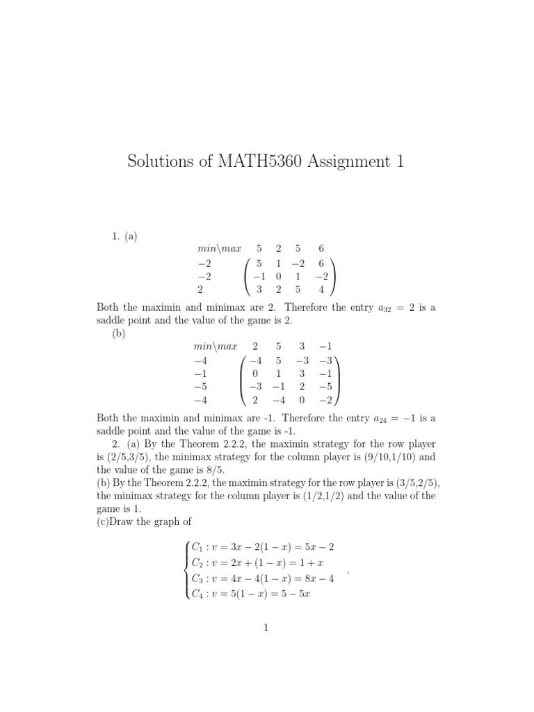 Math 5360 Assignment 1 | PDF | Mathematical Analysis | Combinatorics