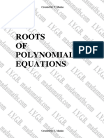 Roots of Polynomial Equations