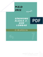 Med Cir 07 - Med Síndrome Álgica 3 - Dor Lombar