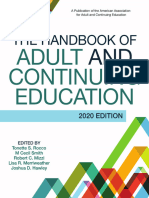 THE Handbook OF: Adult AND Conti NUI NG Educati ON