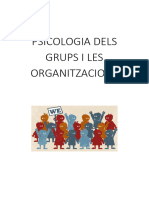 Psicologia Dels Grups I Les Organitzacions