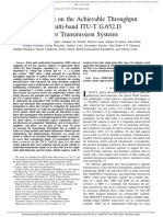Assessment On The Achievable Throughput of Multi-Band ITU-T G.652.D Fiber Transmission Systems