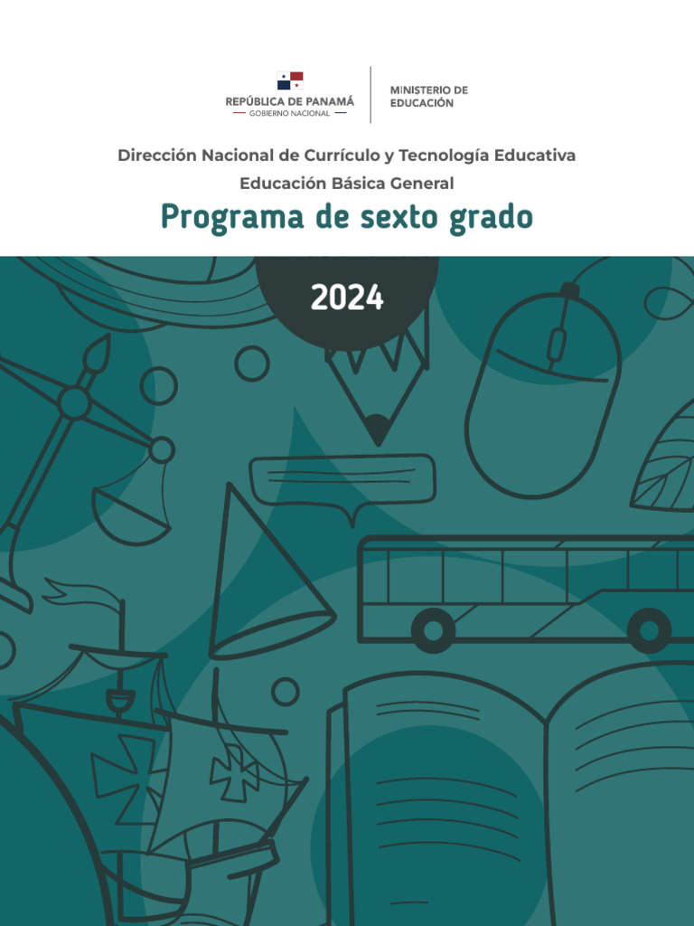 Programa Curricular Sexto Grado 2024 | PDF | Aprendizaje | Educación de ...