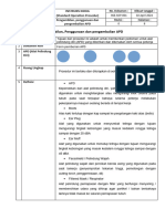 Sop, Pengambilan, Penggunaan Dan Pengembalian Apd