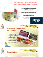 Nº. 02 Proceso de Hortalizas IV GAMA