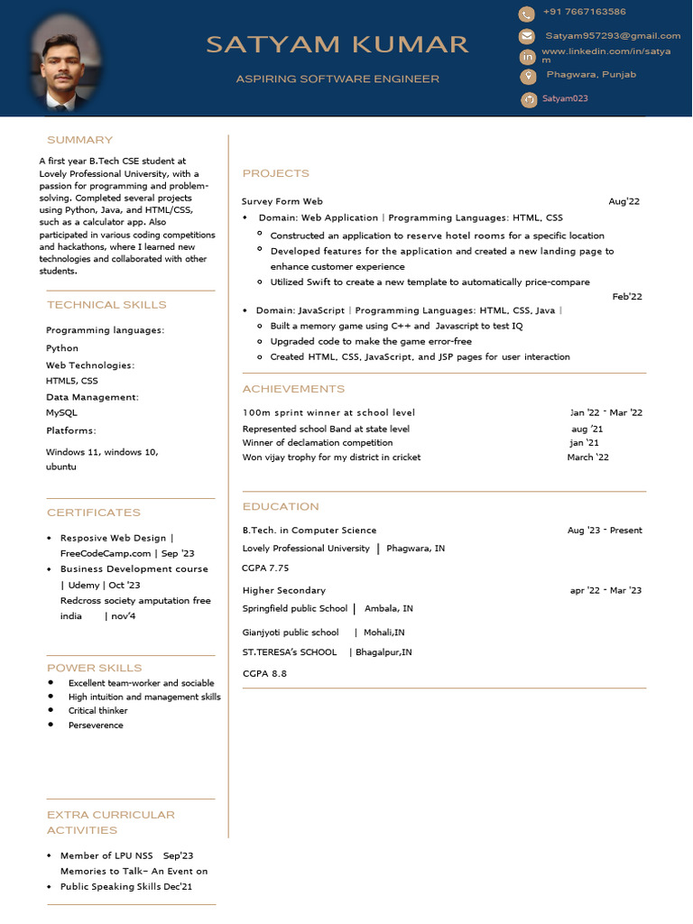 Shirish - Kumar - Software - Engineer New 1 | PDF | World Wide Web ...