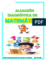 3° Mat Evaluacion Diagnostica