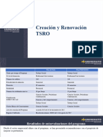 Creación y Renovación TSRO