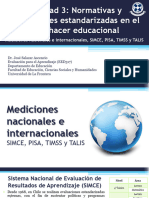 Presentación Unidad 3 - Normativas y Mediciones Estandarizadas en El Quehacer Educacional Nacional e Internacionales