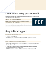 02 Earnable Cheat Sheet Acing Your Sales Call