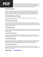 Chocolate Homework Ideas