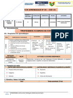 Sesión N°5 - P.social - Proponemos Acuerdos de Convivencia