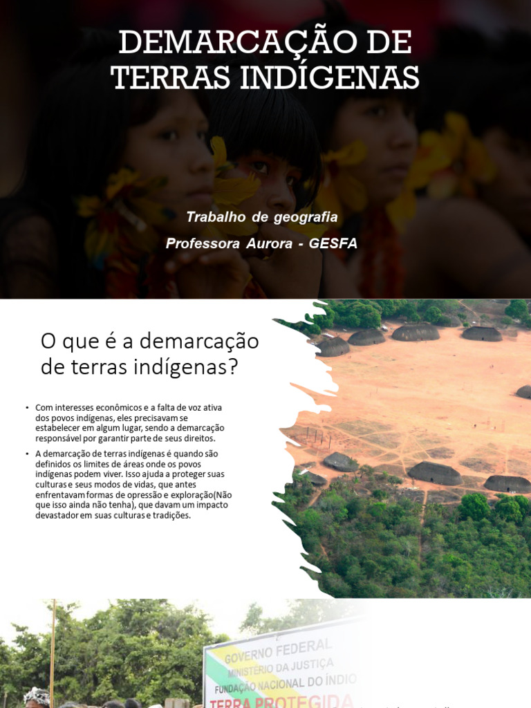 Demarcação de Terras Indígenas no Brasil | PDF | Povos indígenas